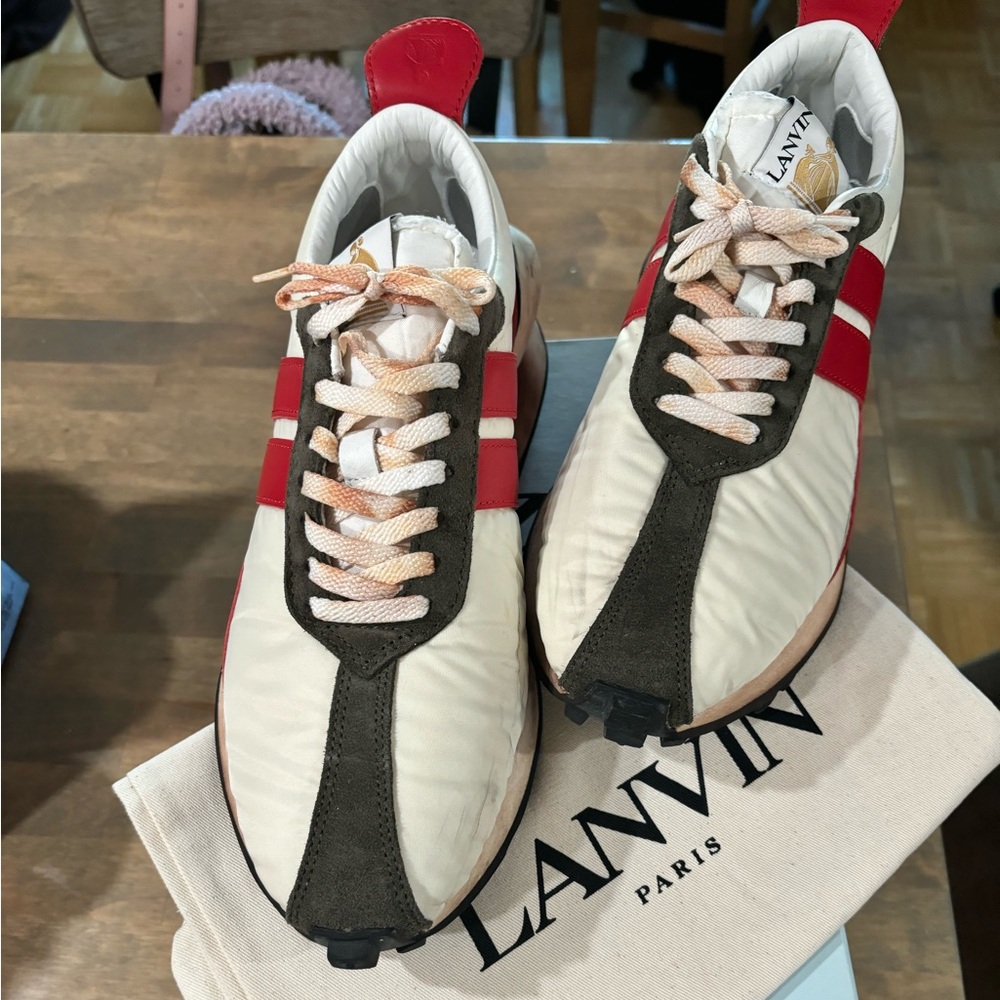 Fashion forward Men’s Lanvin sneakers, eu size 46